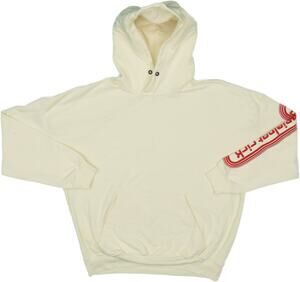 Daniel Patrick DP Retro Heavy Streetwear Spell Out Embroidered Hoodie Sweatshirt